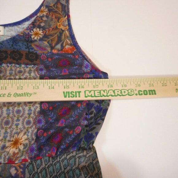 NWT Natural Life Opal ButterSoft Ballet Dress Size XL Patchwork Sleeveless Boho - Picture 8 of 12